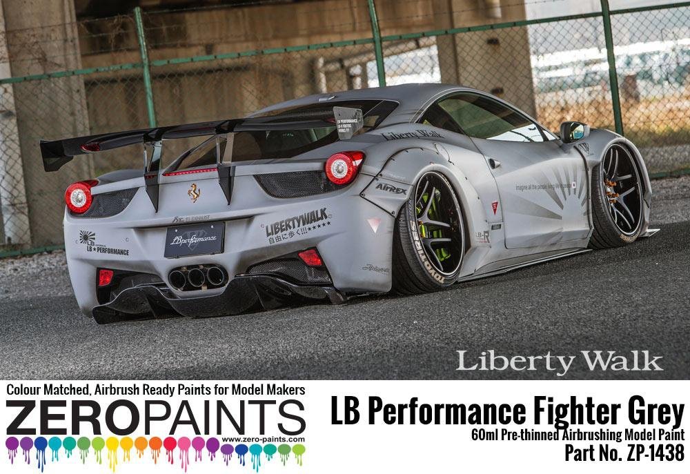 Peinture grise Zero Paints ZP-1438 - LB Performance Zero Fighter (style combat) (LB Works Ferrari 458, Lamborghini Aventador, Murcielago) 60 ml – imagen 3