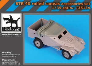 Black Dog T35134 BTR 40 toile roulée 1/35