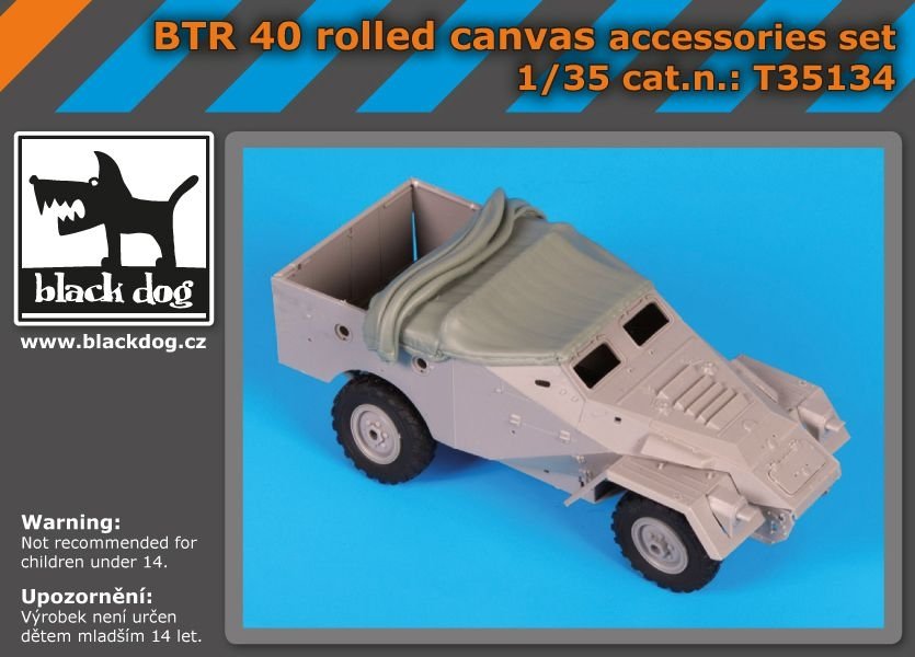 Black Dog T35134 BTR 40 toile roulée 1/35