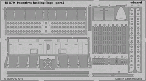 Eduard 48870 Dauntless landing flaps 1/48 EDUARD