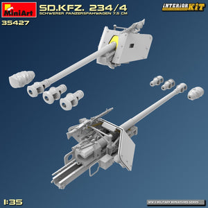 MiniArt 35427 Sd.Kfz. 234/4 SCHWERER PANZERSPÄHWAGEN 7,5 cm. KIT INTÉRIEUR 1/35 – image 17