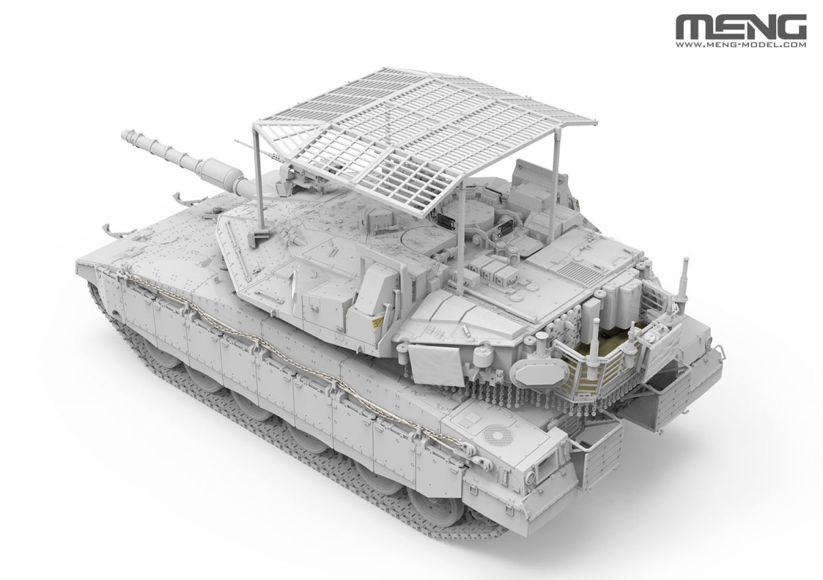 Maquette Meng TS-056 Merkava Mk.4M avec blindage à lames sur le toit, char de combat principal israélien, échelle 1/35 – Bild 3