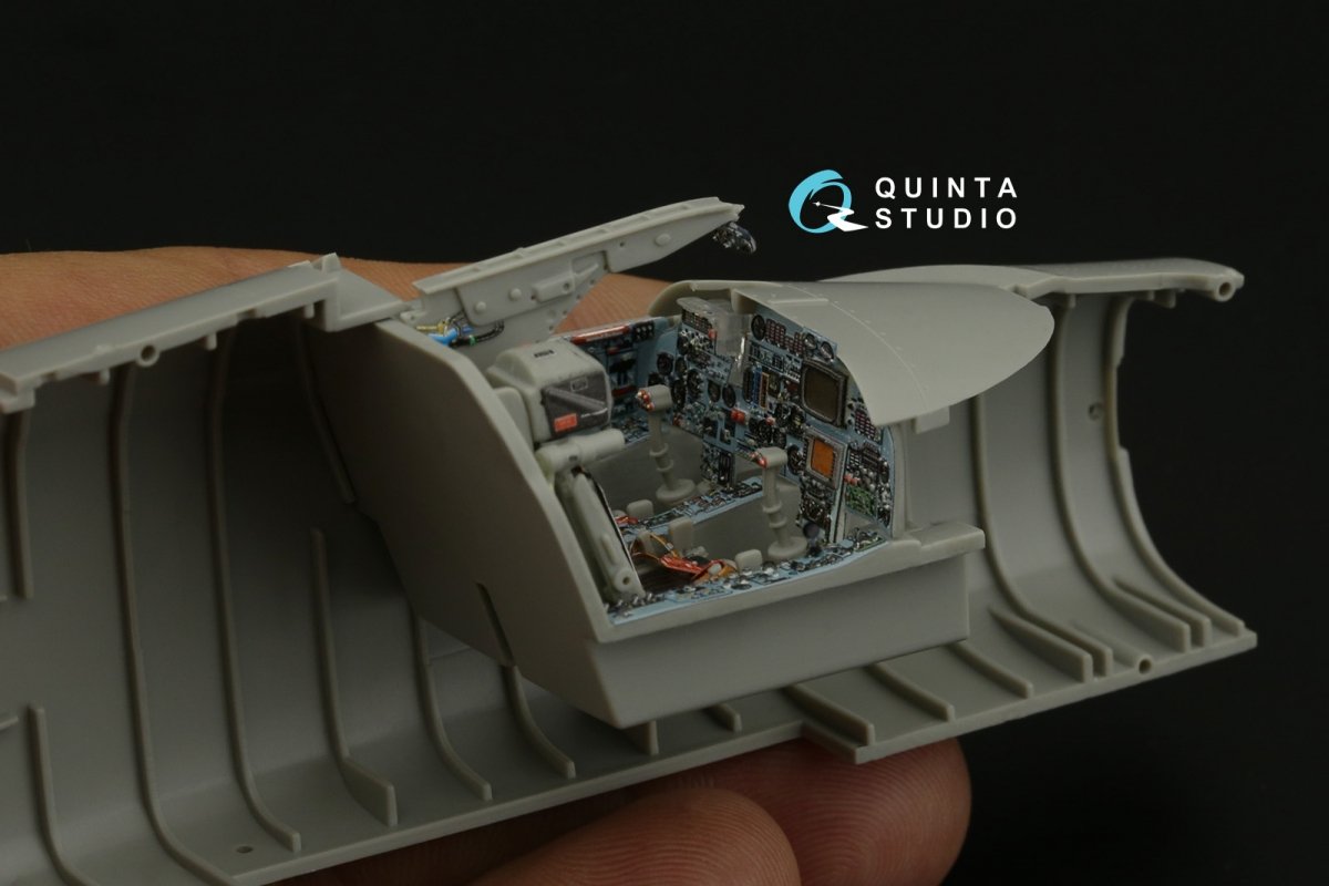 Intérieur imprimé en 3D et coloré sur papier décalcomanie Quinta Studio QD48238 Su-24M (Trumpeter) 1/48 – image 7