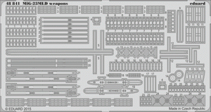 Armement du MiG-23MLD Eduard 48841 au 1/48 TRUMPETER