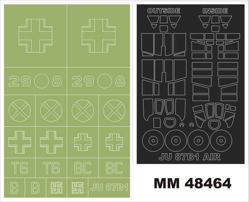 Montex MM48464 Ju 87B-1 AIRFIX (07114) 1/48 