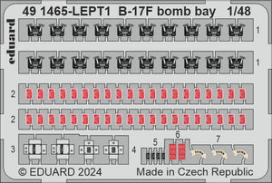 Eduard 491465 Baie à bombes B-17F EDUARD 1/48