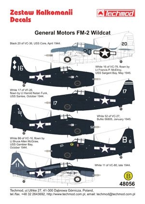 Techmod 48056 - General Motors FM-2 Wildcat 1/48 – immagine 2