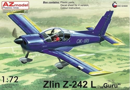 AZmodel AZ7609 Zlin Z-242L Guru Fonction publique 1/72