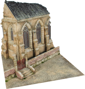 RT-Diorama 35040 Socle de diorama : Cour d&amp;#39;église 1/35 – imagen 4