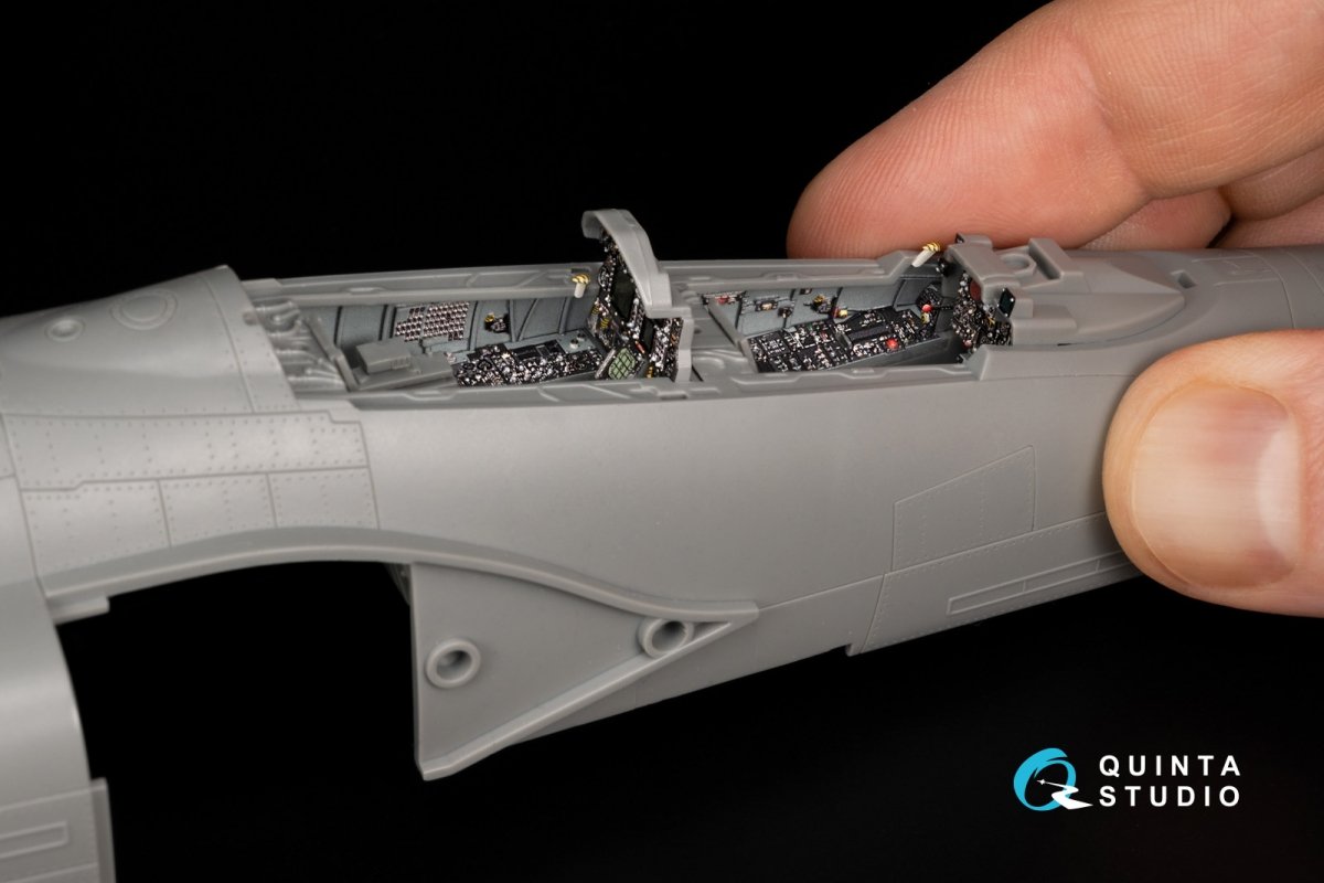 Quinta Studio QD+48341 F-4G early 3D-Printed &amp;amp; coloured Interior on decal paper (Meng) (with 3D-printed resin parts) 1/48 – zdjęcie 15