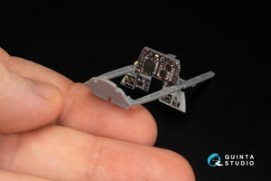 Intérieur imprimé en 3D et coloré sur papier décalcomanie (Zoukei Mura SWS) pour F-4G (version tardive) de Quinta Studio QD+48449 (avec pièces en résine imprimées en 3D) à l&amp;#39;échelle 1/48 – image 8