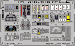 Eduard 73379 F-22 SA 1/72 FUJIMI