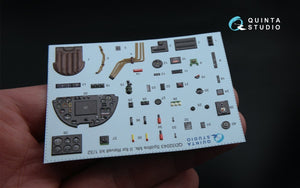 Intérieur imprimé en 3D et coloré sur papier décalcomanie pour Spitfire Mk. II (Quinta Studio QD32043) (pour maquette Revell) au 1/32 – Bild 4