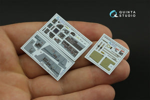 Intérieur imprimé en 3D et coloré sur papier décalcomanie Quinta Studio QD48278 F/A-18A++ (HobbyBoss) 1/48 – image 3