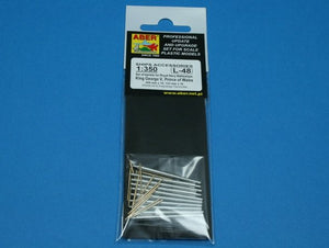 Aber 350L-48 Jeu de canons 356 mm x 10 ; 133 mm x 16 pour le roi George V, prince de Galles (1/350)  – image 5