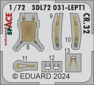 Eduard 3DL72031 CR.32 SPACE ITALERI 1/72 – immagine 3