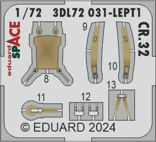 Eduard 3DL72031 CR.32 SPACE ITALERI 1/72 – immagine 3