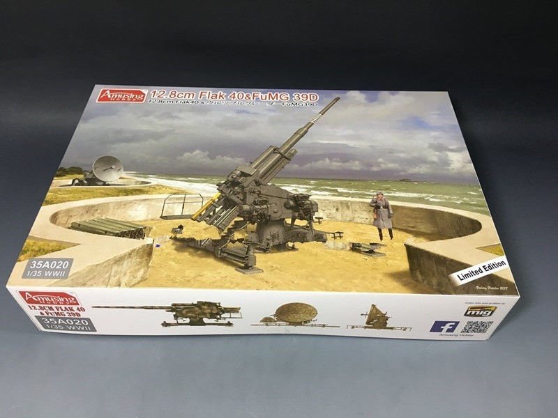 Amusing Hobby 35A020 12.8cm Flak 40 &amp;amp; FuMG 39D 1/35 – zdjęcie 2