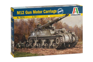 Italeri 7076 M12 Canon Motor Carriage (1/72)