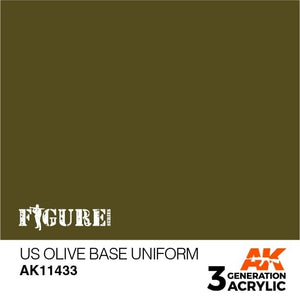 AK Interactive AK11433 US Olive Base Uniforme 17ml