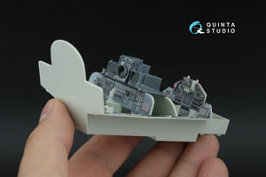 Quinta Studio QD+32261 Tornado ECR German 3D-Printed &amp; coloured Interior on decal paper (Revell) (with 3D-printed resin parts) 1/32
