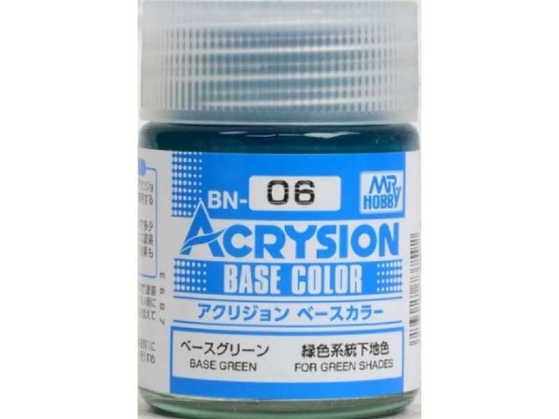 Gunze Sangyo BN06 Acrysion Base Color - Vert 18ml