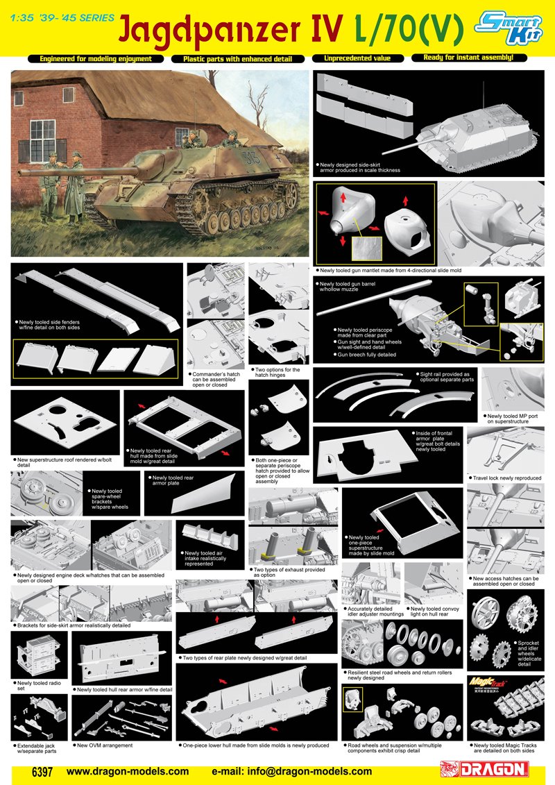 Dragon 6397 Jagdpanzer IV L/70 1/35 – immagine 2