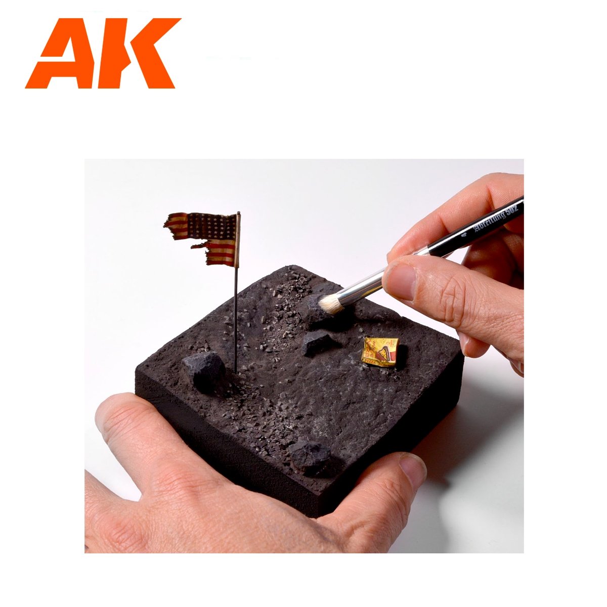 AK Interactive AK9300 ENSEMBLE DE 4 BROSSES À SEC – Bild 4