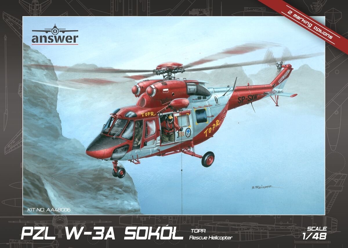 Réponse AA48006 PZL W-3A Hélicoptère de sauvetage Sokół Tora 1/48