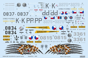 Eduard D48054 Mi-24V/ Mi-35 en service AF tchèque Zvezda 1/48