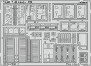 Intérieur du Tu-22 Eduard 73691 au 1/72 TRUMPETER – immagine 2