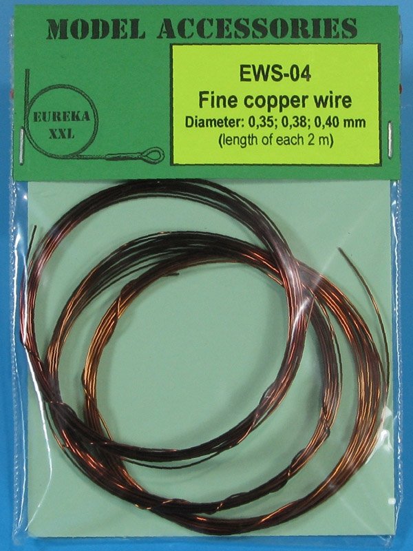 Fils de cuivre fins Eureka XXL EWS-04 0,35 mm / 0,38 mm / 0,40 mm 