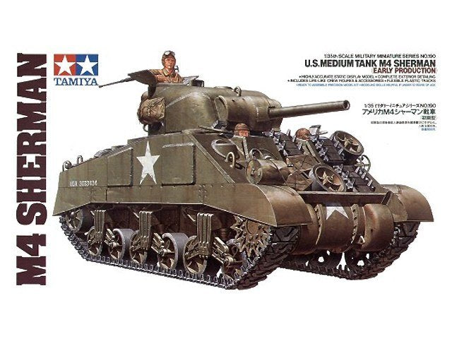 Tamiya 35190 Char moyen américain M4 Sherman (Première production) (1/35)