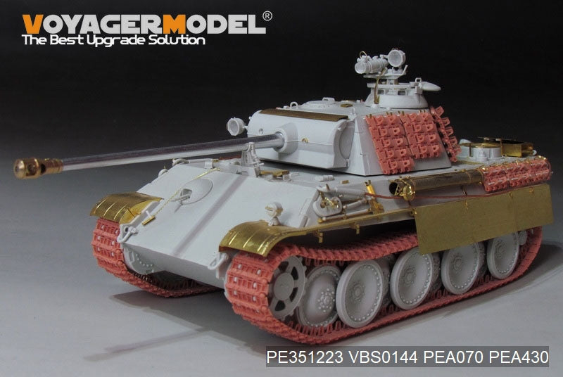 Maquette Voyager PE351223 Panther G allemand de la Seconde Guerre mondiale, version tardive, pour maquette MENG TS-054 au 1/35 – Bild 5