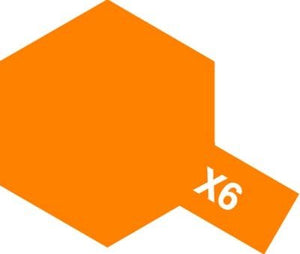 Peinture acrylique orange Tamiya X6 (81506) 10 ml – image 2
