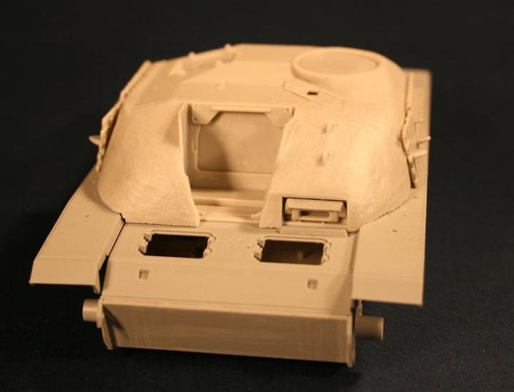 Panzer Art RE35-080 StuG III G, partie supérieure de la coque avec blindage en béton, échelle 1/35 – imagen 2