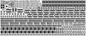 Pontos 35010F1 USS BB-64 Wisconsin 1991 Detail Up Set 1/350 – zdjęcie 9