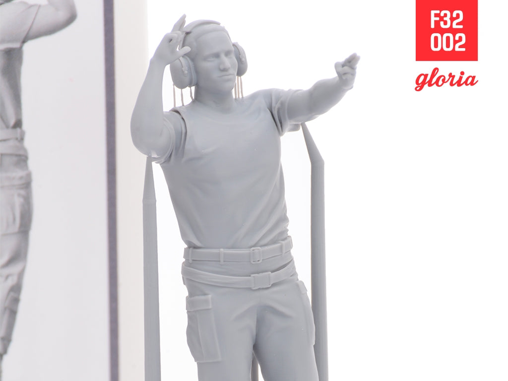 Gloria F32002 Équipe au sol US Air Force vol.2 Figurines imprimées en 3D 1/32  – image 3