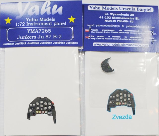 Yahu YMA7265 Ju-87 B-2 (Zvezda) 1/72 