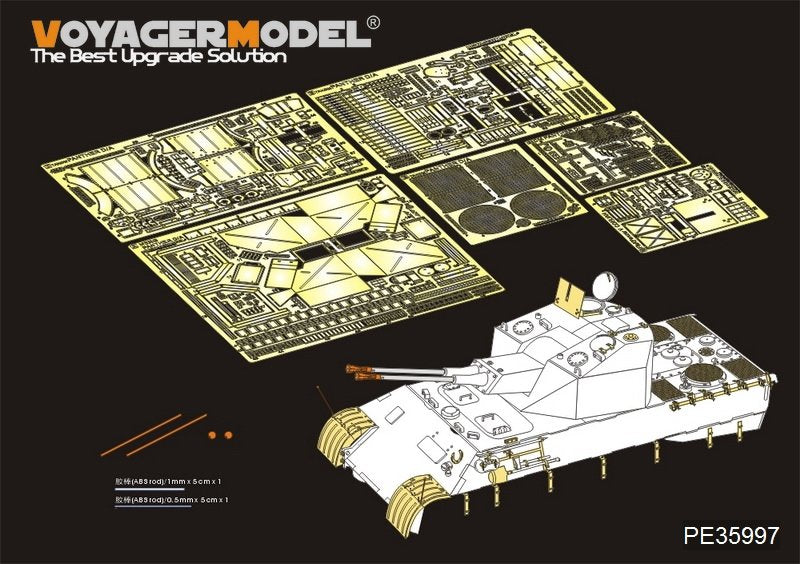 Maquette Voyager PE35997 FlaKPanzer V allemand COELIAN de base pour TAKOM 2105 au 1/35