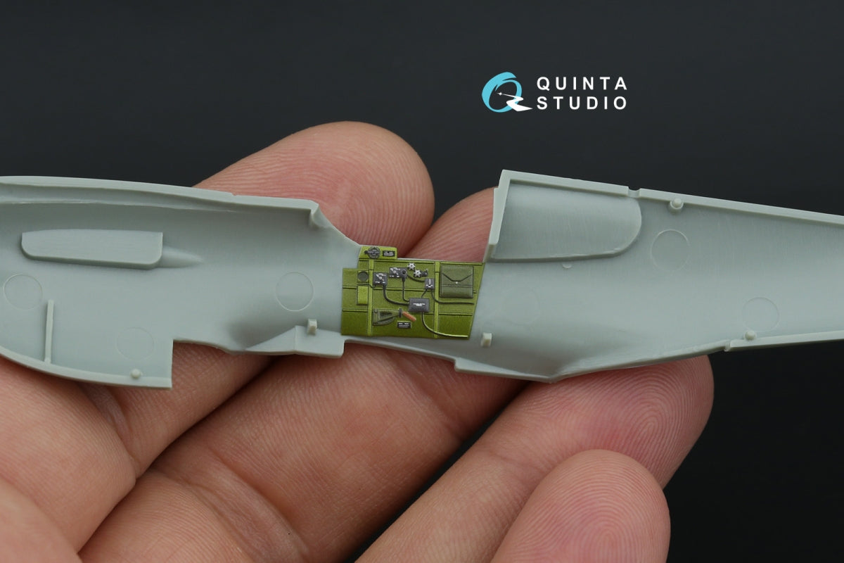 Intérieur imprimé en 3D et coloré sur papier décalcomanie Quinta Studio QD+72054 P-40E Warhawk (Academy/Modelist) (avec pièces en résine imprimées en 3D) 1/72 – image 8