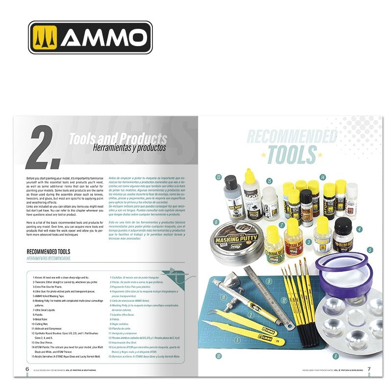 Ammo by Mig 6301 Modélisme à l&amp;#39;échelle pour débutants Vol. 2 : Peinture et vieillissement (bilingue) – image 4