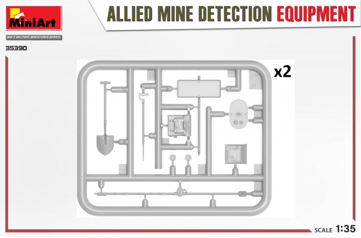 MiniArt 35390 ÉQUIPEMENT DE DÉTECTION DE MINES ALLIÉ 1/35 – Bild 7