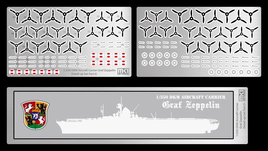 MK1 Design MD-35028 DKM Graf Zeppelin DX 1/350 – immagine 5