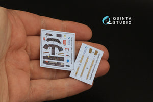 Quinta Studio QD48313 Fw 190A-3 3D-Printed &amp;amp; coloured Interior on decal paper (Hasegawa) 1/48 – zdjęcie 4