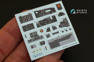 Intérieur imprimé en 3D et coloré sur papier décalcomanie Quinta Studio QD48055 F-4J (pour kit ZM SWS) 1/48 – immagine 6