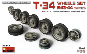 MiniArt 35242 Jeu de roues pour T-34. Série 1943-44 (1/35)