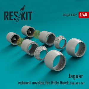 Buses d&amp;#39;échappement RESKIT RSU48-0023 Jaguar pour Kitty Hawk 1/48