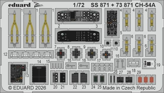 Eduard 73871 CH-54A ICM 1/72
