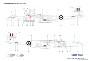 Maquette Special Hobby 72424 Gloster Meteor F.8 Pilote couché 1/72 – image 5